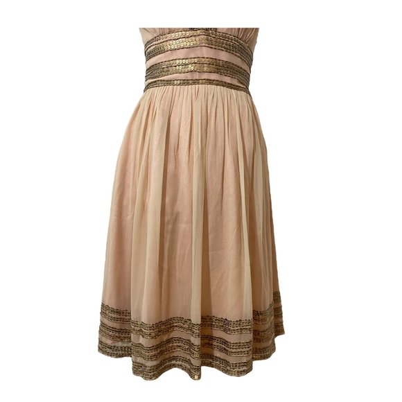 Adrianna Papell Evening Essentials Cocktail Halter Dress Size 4 - Picture 3 of 8